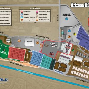 Arizona Bike Week 2024 Site Map