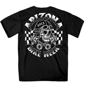 2023 Arizona Bike Week Vintage Skull Men's T-Shirt