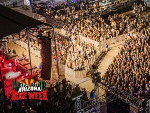 Enjoying live rock music in Arizona at a vibrant festival